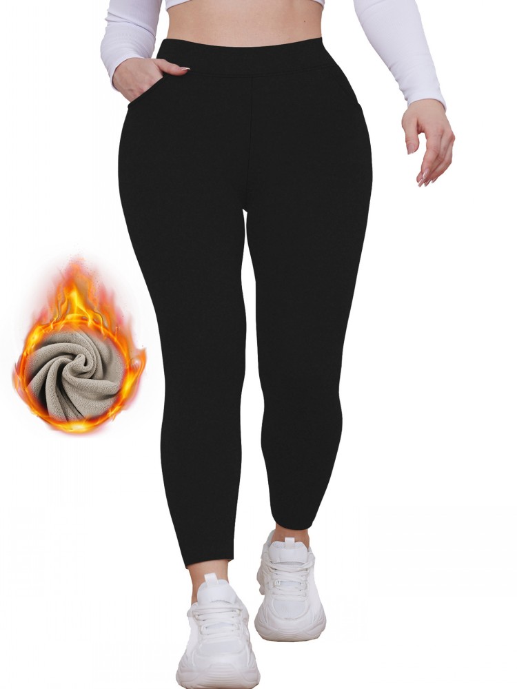 Yoga Fitness Plus - Pantalon de sport taille haute élastique