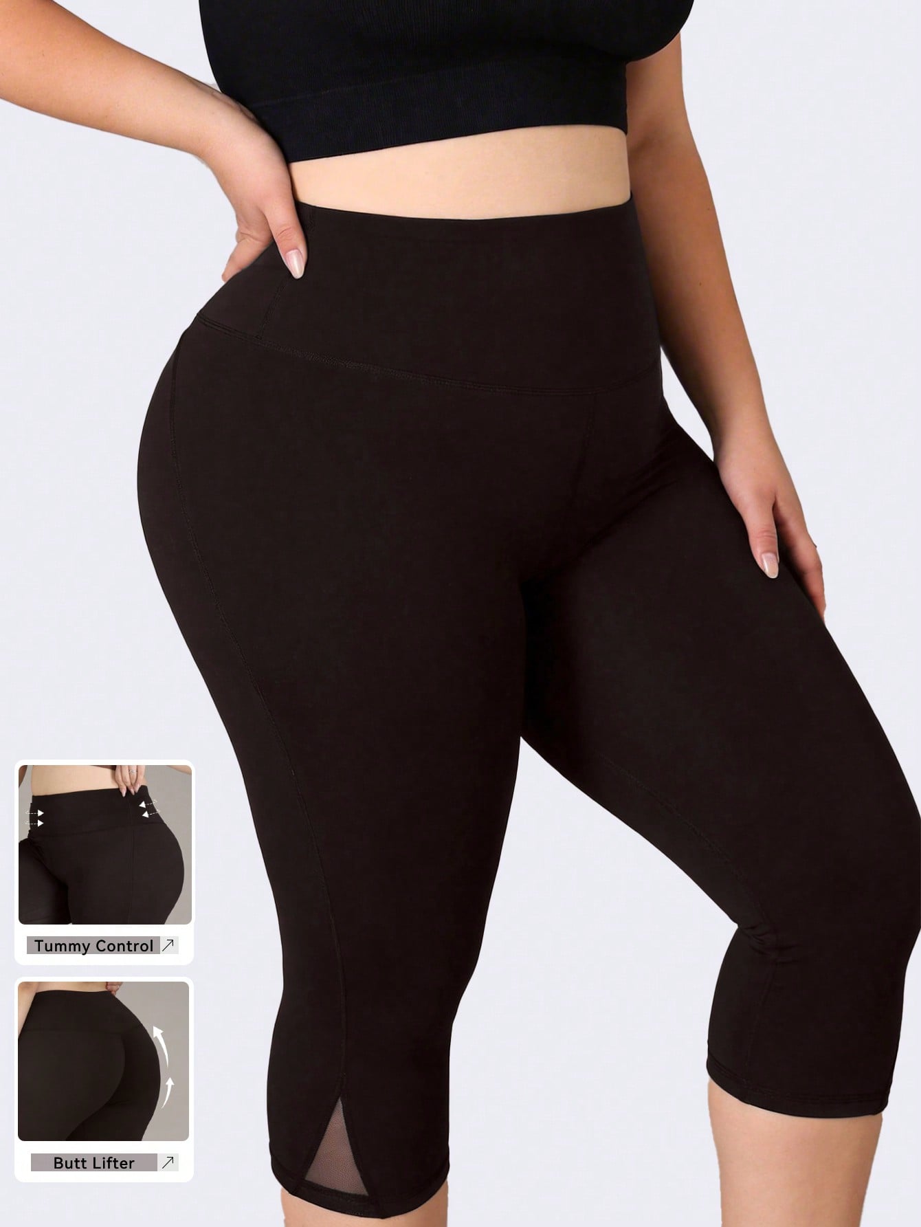 Yoga Fitness Plus - Legging de sport grande taille pour