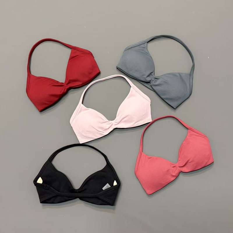 Yoga Fitness Tapis - Soutien-gorge de sport halter pour femme,