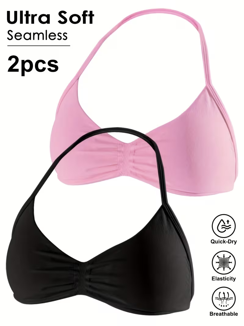 Yoga Mat For Fitness - Lot de 2 débardeurs de sport