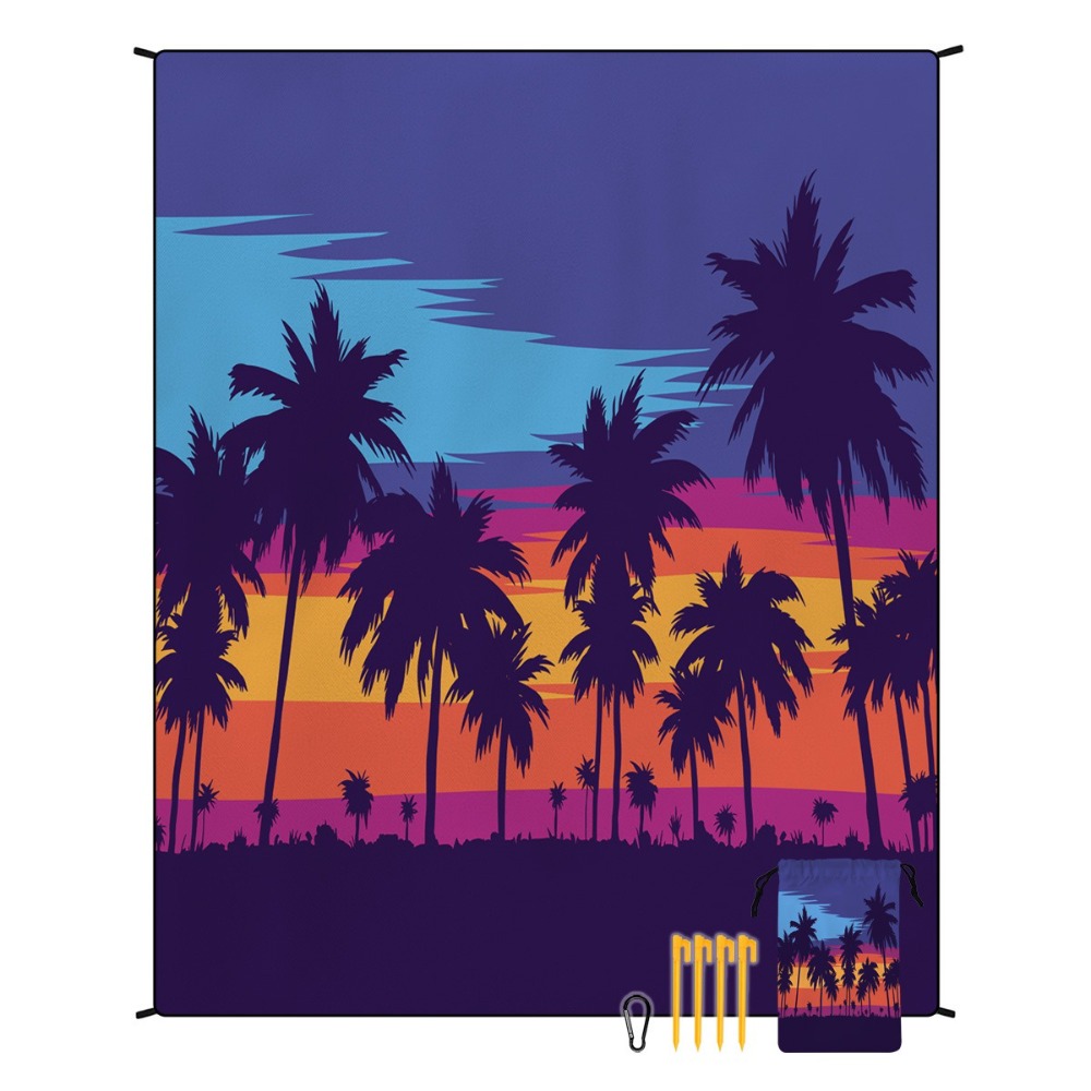 Yoga Mat For Fitness - Serviette de plage Palm Tree 71x86,6