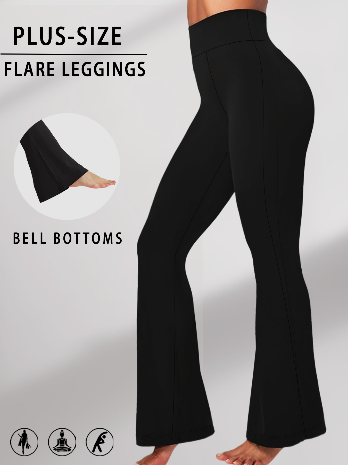 Pantalon évasé super doux tail - Yoga Fitness Plus avis et prix