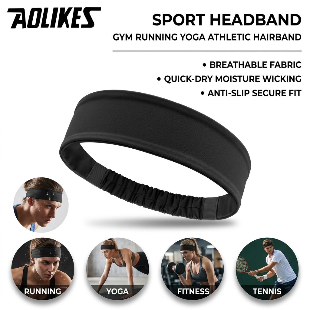 Bandeau de sport en polyester  - Yoga Fitness Gear avis et prix