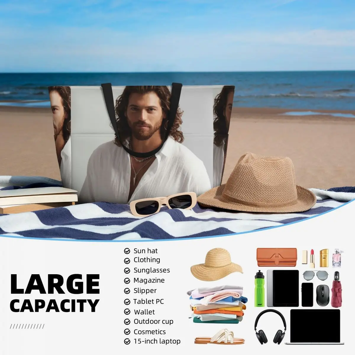 Sac fourre-tout de plage avec  - Yoga Fitness Photos avis et prix