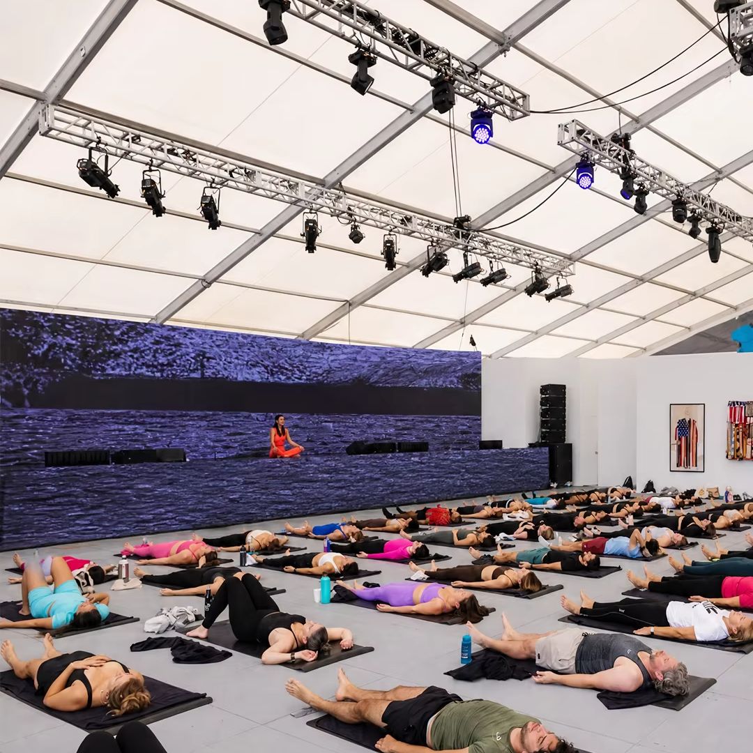 Tente Atrium en Aluminium Blan - Yoga Fitness Retreat avis et prix