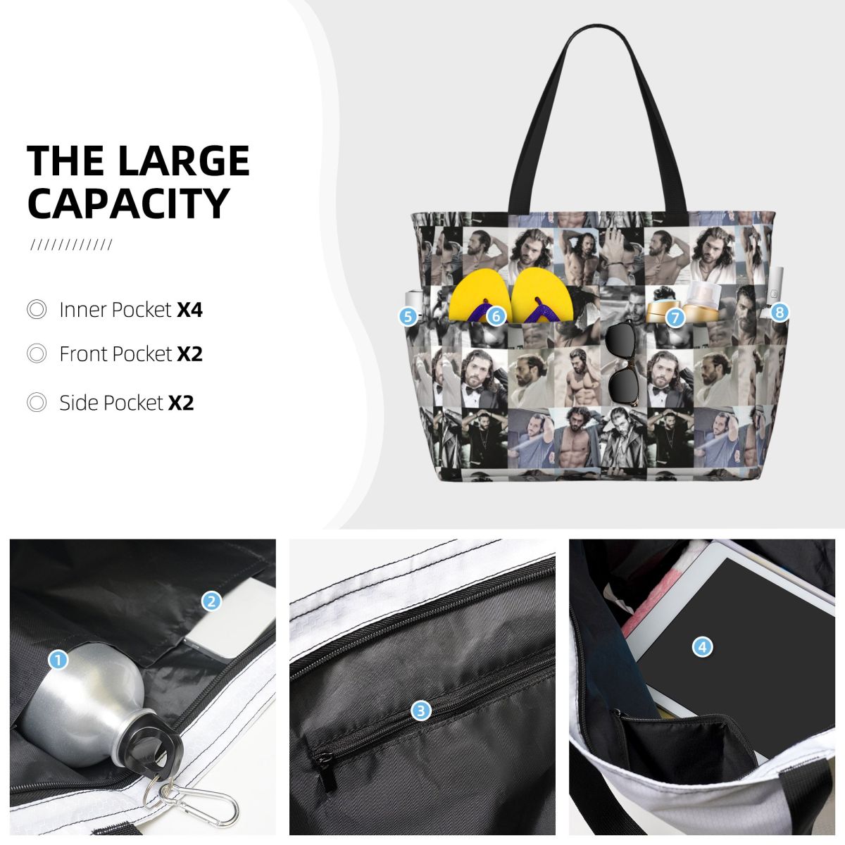 Sac fourre-tout de plage avec  - Yoga Fitness Photos avis et prix