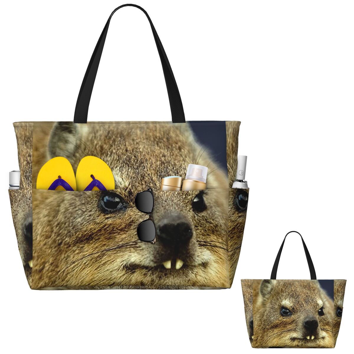 Rock Hyrax Photo Beach Tote Ba - Yoga Fitness Photos avis et prix
