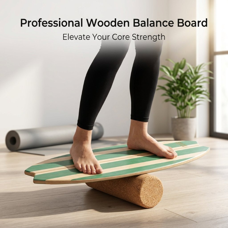Planche d'équilibre en bois en - Yoga Fitness Gear avis et prix
