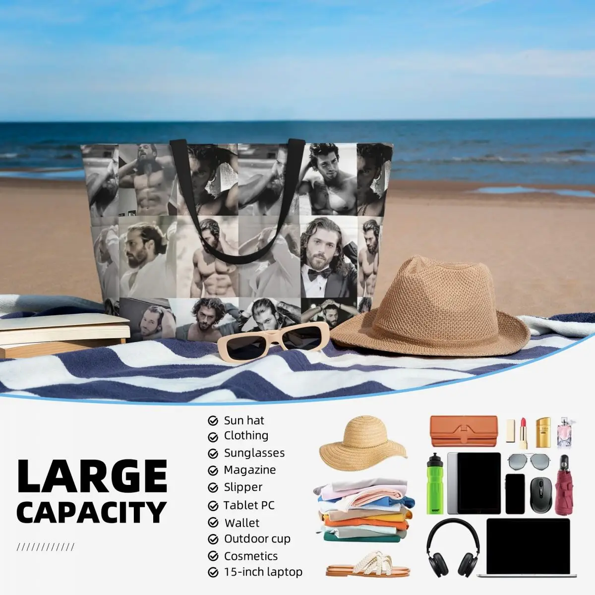 Sac fourre-tout de plage avec  - Yoga Fitness Photos avis et prix