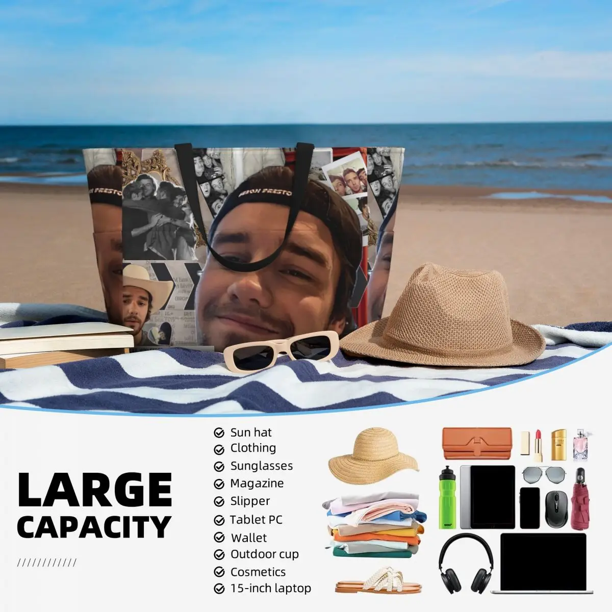 Sac fourre-tout de plage avec  - Yoga Fitness Photos avis et prix