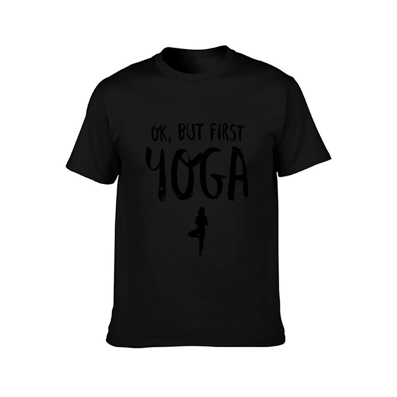 T-shirt Ok But First Yoga Funn - Yoga In Fitness First avis et prix