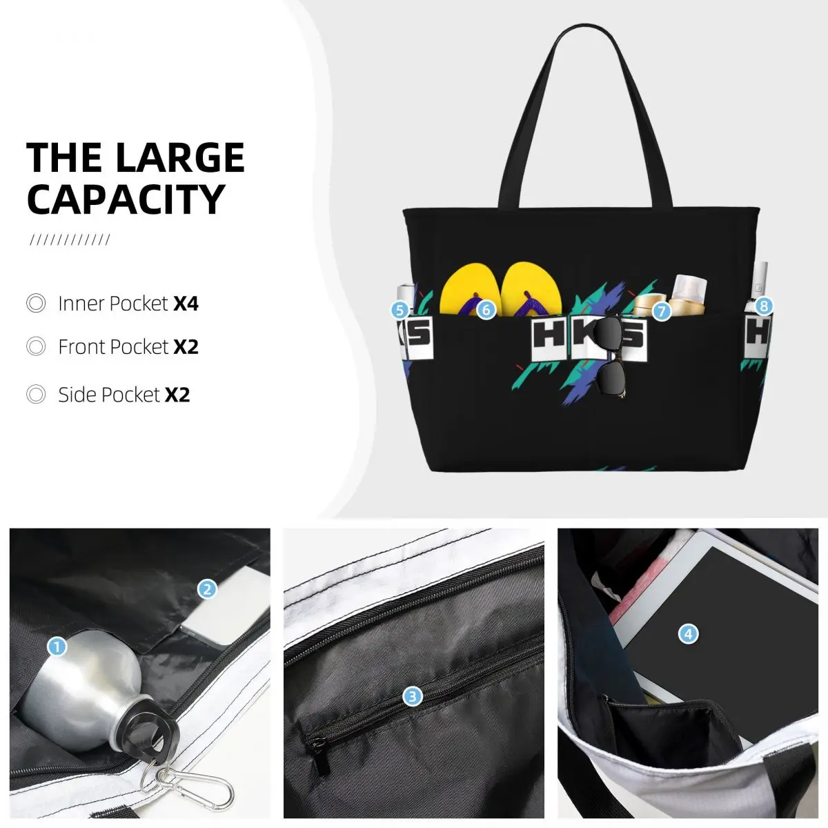 Hks Vintage Beach Tote Bag Spo - Yoga Fitness Hk avis et prix